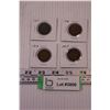 Image 1 : (4) King George V Canadian 1 Cent Pieces (1917, 1918, 1919,1920)