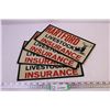 Image 1 : (4) Hartford Insurance Stickers