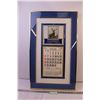 Image 1 : Framed 1963 Hartford Insurance Calendar (17x28 Cracked)