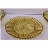 Image 4 : (3) Vintage Amber Glass Serving Dishes