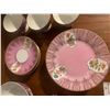 Image 3 : Beautiful Pink Floral China Set