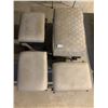 Image 1 : 4 x Upholstered Ottomans