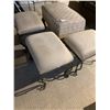 Image 2 : 4 x Upholstered Ottomans