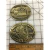 Image 3 : VINTAGE BRASS RALLY PLAQUES 1980s/90s STEAM, ENGINE ETC