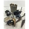 Image 1 : MISC VINTAGE/ ANTIQUE LOT CAMERAS, CANTEEN, COLEMAN, ETC