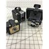 Image 3 : MISC VINTAGE/ ANTIQUE LOT CAMERAS, CANTEEN, COLEMAN, ETC