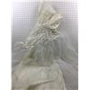 Image 2 : VINTAGE WEDDING DRESS WITH VEIL AND SHAWL