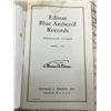 Image 4 : ANTIQUE 1914 EDISON CYLINDER RECORDS CATALOG BLUE AMBEROL