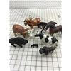 Image 1 : LOT OF HORSE, COW, BISON FIGURINES