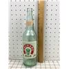 Image 3 : VINTAGE LARGE CALGARY ALE AQUA BOTTLE