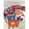 Image 1 : LOT OF VARIED FLAGS, CANADIAN ENSIGN, BRITISH, ETC