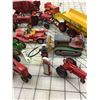 Image 2 : LOT OF VINTAGE TOYS TRACTORS, TRAILERS, CORGI, MATCHBOX, ETC