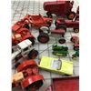 Image 3 : LOT OF VINTAGE TOYS TRACTORS, TRAILERS, CORGI, MATCHBOX, ETC