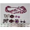 Image 1 : Vintage Purple Jewelry