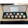 Image 2 : Set of 10 Olympic Calgary 1988 siver coins in case