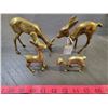 Image 1 : Deer Family - Brass Ornaments
