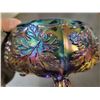 Image 3 : Footed Grape/Ivy Carnival Glass Bow 5.75 " Diameter