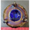 Image 4 : Footed Grape/Ivy Carnival Glass Bow 5.75 " Diameter