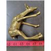 Image 3 : Pair of Brass Deer