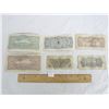 Image 2 : 6 Old Banknotes Japanese WW 2 Occupational Notes