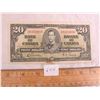 Image 1 : Canadian 1937 Twenty Dollar Bill