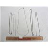 Image 1 : 5 Silver Tone Chains