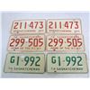 Image 1 : 3 Pair of Saskatchewan License Plates - 1971, 1973, 1974