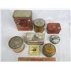 Image 2 : Lot of 8 Antique Cans