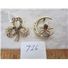 Image 1 : Pair of Antique Brooches