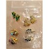 Image 1 : Lot of rhinestone clip earrings (4)