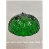 Image 2 : Green depression glass bowl, Burple pattern