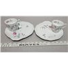 Image 1 : Royal Albert snack trays with cups, “Trent Rose” (2)