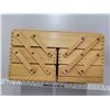Image 5 : Folding wood sewing box