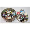 Image 2 : Royalty tin of buttons