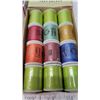 Image 2 : Boxes of vintage Coats and Drima threads, priced wrappers, 12 per box