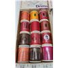 Image 5 : Boxes of vintage Coats and Drima threads, priced wrappers, 12 per box