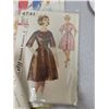 Image 3 : Lot of 50’s and 60’s vintage dress patterns, cut