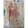 Image 4 : Lot of 50’s and 60’s vintage dress patterns, cut
