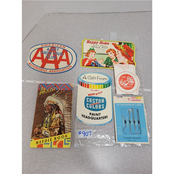 Lot of needle books (6)