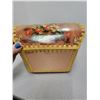 Image 6 : Handcrafted floral sewing box and contents