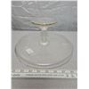 Image 2 : Harp pedestal cake plate, Jeanette Glass