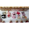 Image 2 : Lot of plastic Santa Bears and box of pipe cleaner creatures