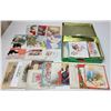 Image 1 : Christmas tin of vintage Christmas cards