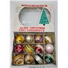 Image 1 : Woolworths box of glass ornaments