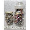 Image 2 : Two jars of broken jewellery and findings