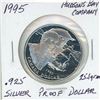 Image 1 : 1995 Hudsons Bay .925 Silver Proof Dollar