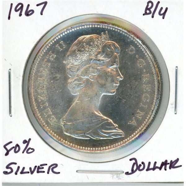 1967 Canada Silver Dollar