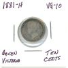 Image 1 : 1881-h Victoria Ten Cents