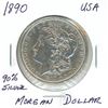 Image 1 : 1890 90% Silver Morgan Dollar