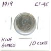 Image 1 : 1919 King George 10 Cents